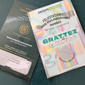 Cartes à gratter | Gratteux